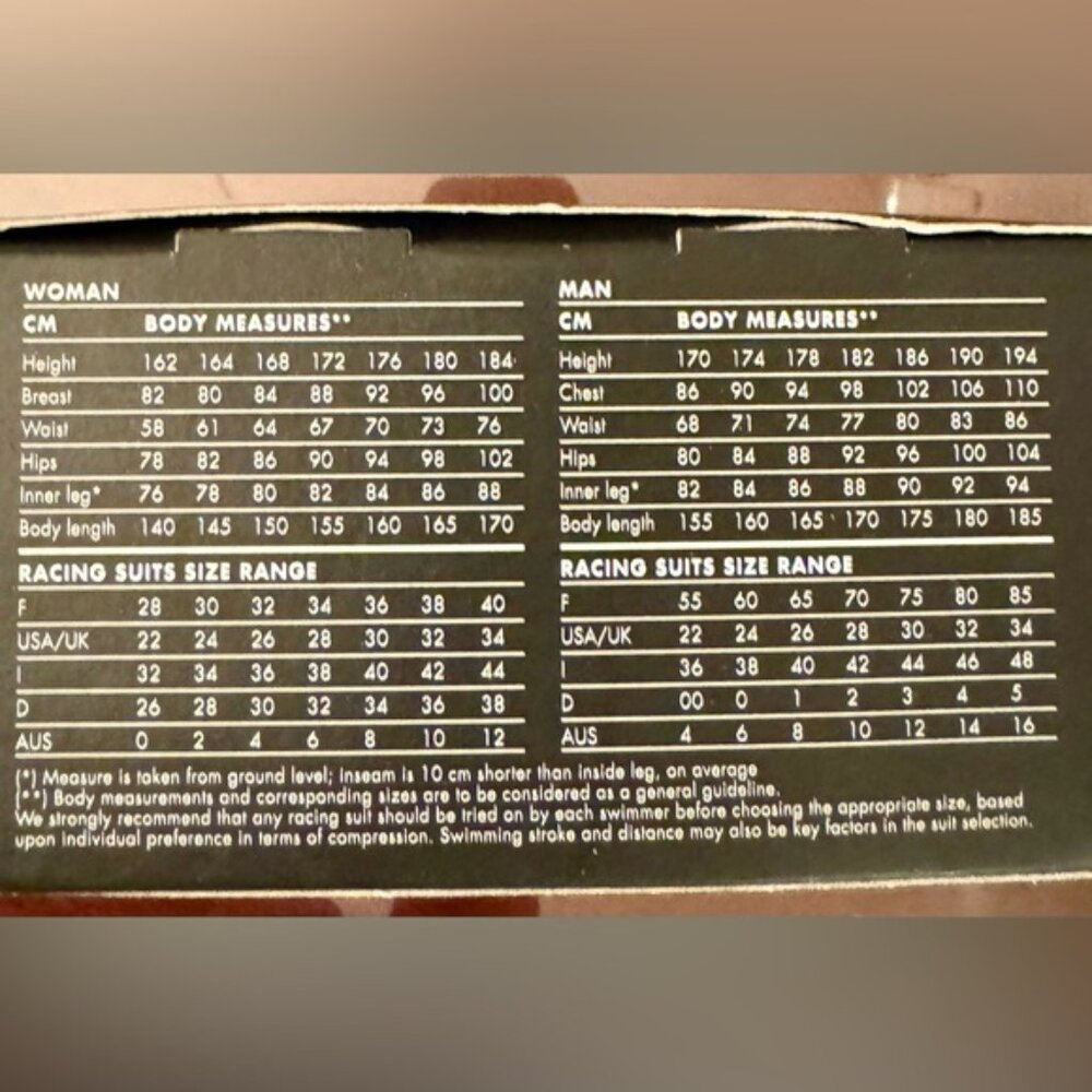 Arena Carbon Flex Vx Open Back Size 30 - Nwot - image 5